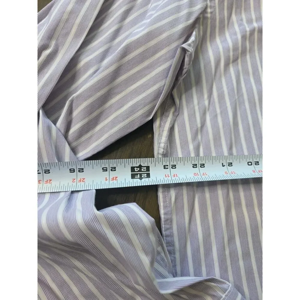 Express Design Studio Shirt Mens XL 17-17.5 Modern Fit Button Up French‎ Cuff